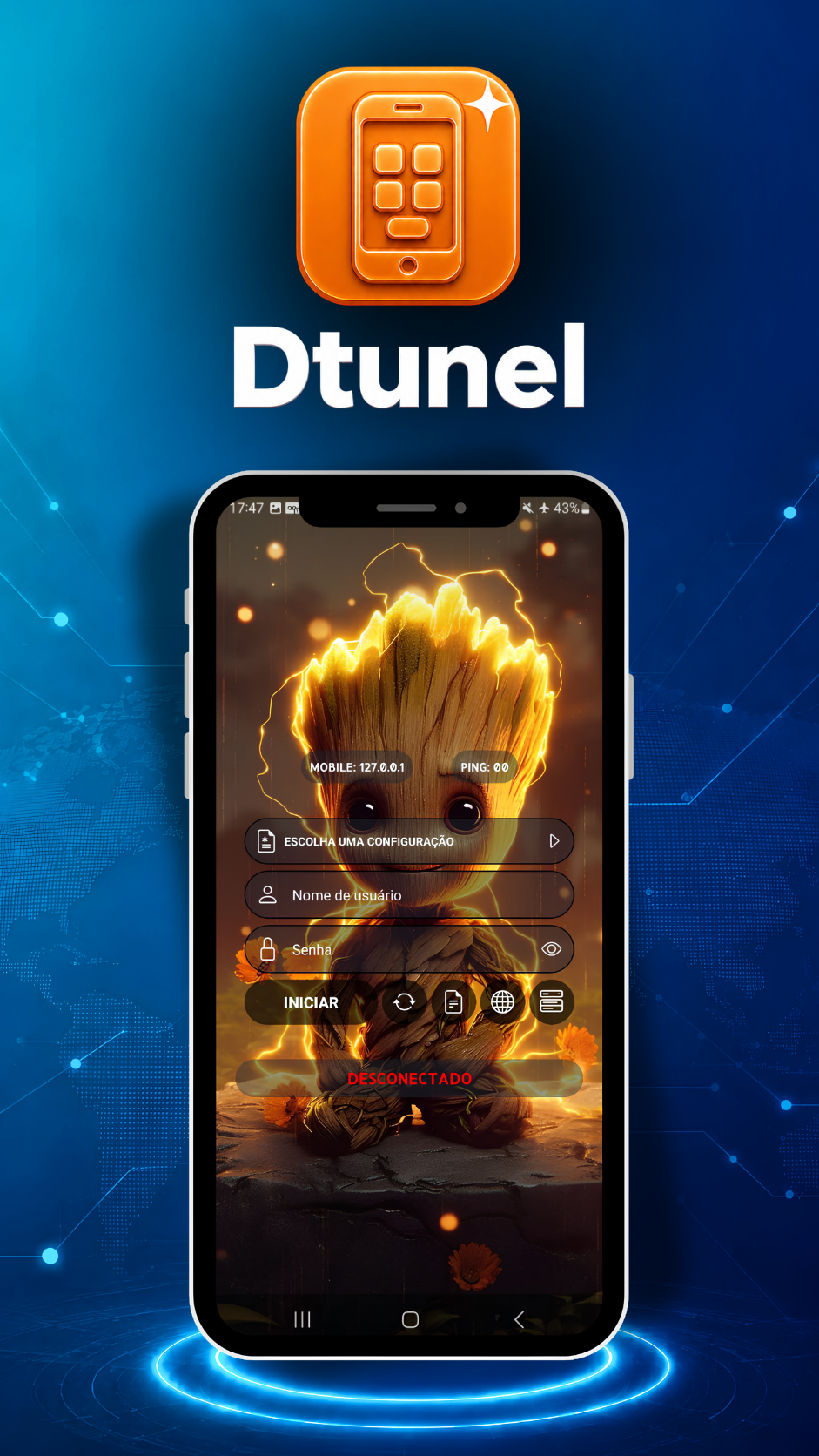 Capa do módulo App Dtunel